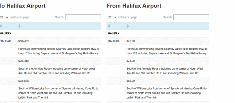 Halifax Airport Taxi Service