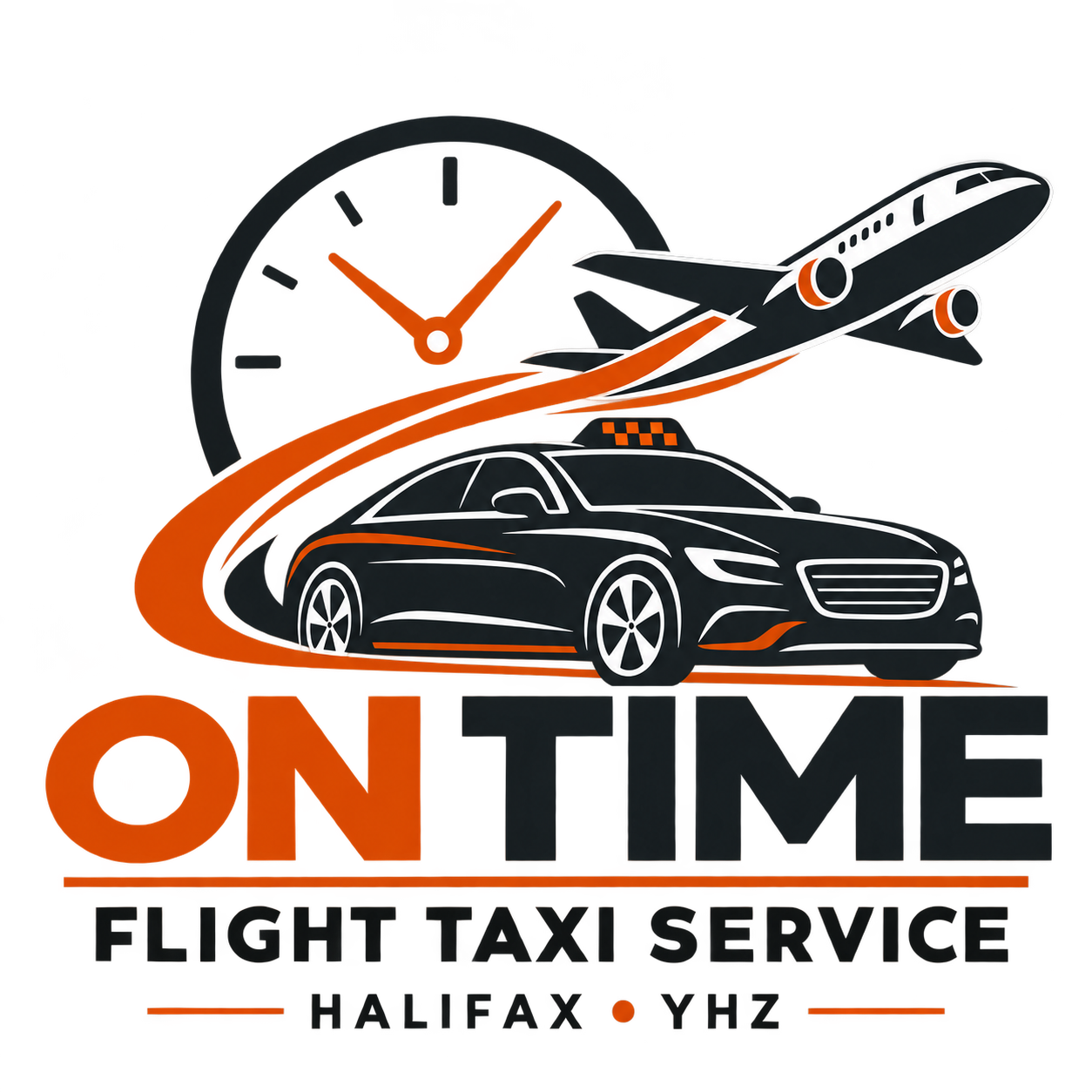 On Time Flight Taxi Service — Halifax Airport YHZ logo
